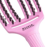 OLIVIA GARDEN Finger Brush Think Pink Tokyo kefa na vlasy masážna 6-radová stredná OLIVIA GARDEN Finger Brush Think Pink Tokyo kefa na vlasy masážna 6-radová stredná