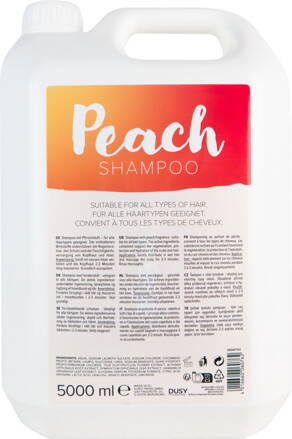DUSY Peach Shampoo pre všetky typy vlasov 5 L